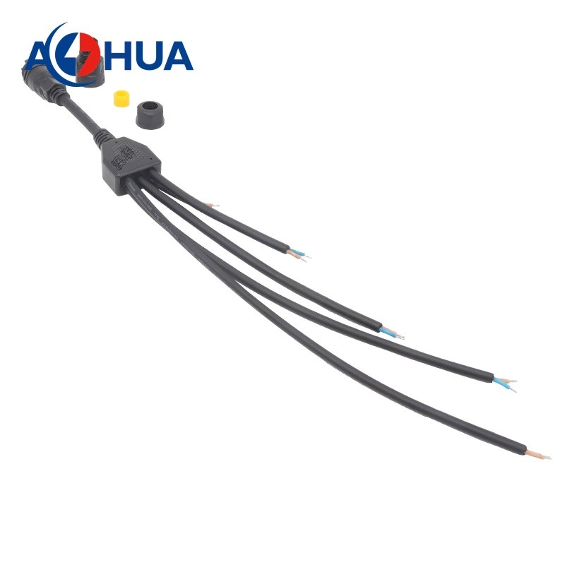 Y型路灯防水连接线