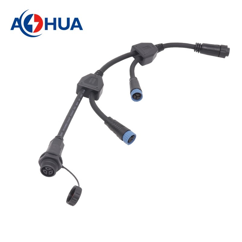 Y型路灯防水连接线