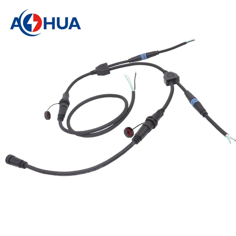 Y型路灯防水连接线