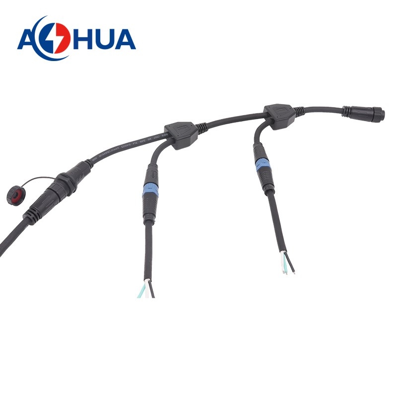 Y型路灯防水连接线