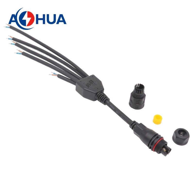 Y型路灯防水连接线